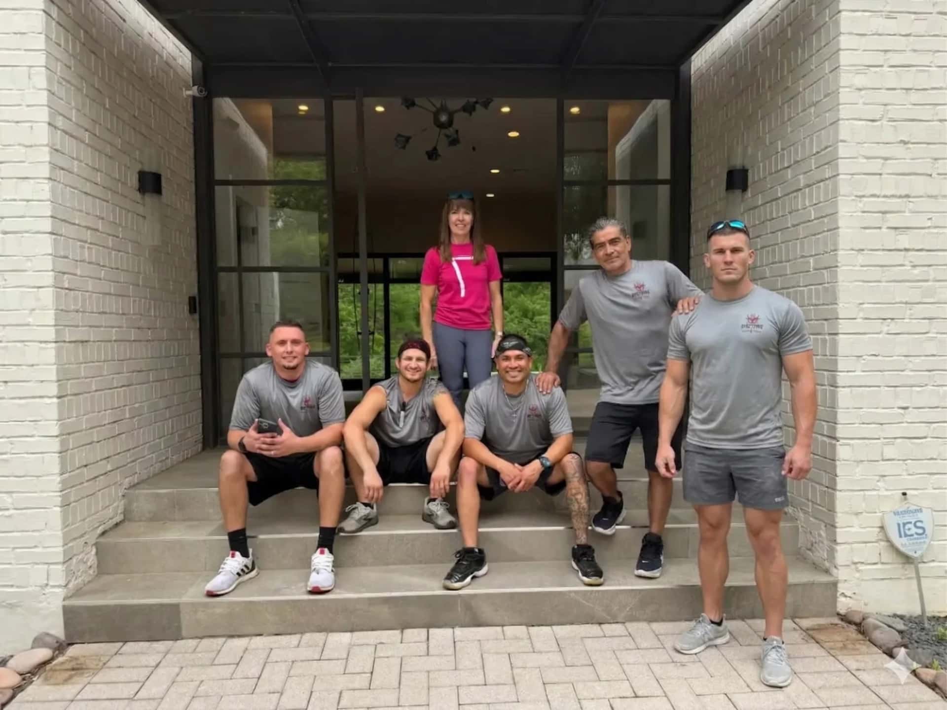 Muscleman Elite Moving team loading a truck for a local Austin move